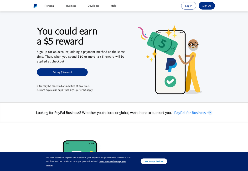 PayPal Screenshot