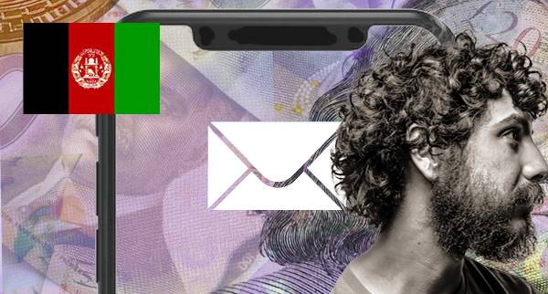 Send Money Through Email in Afghanistan