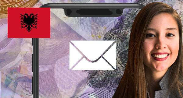 Send Money Through Email in Albania
