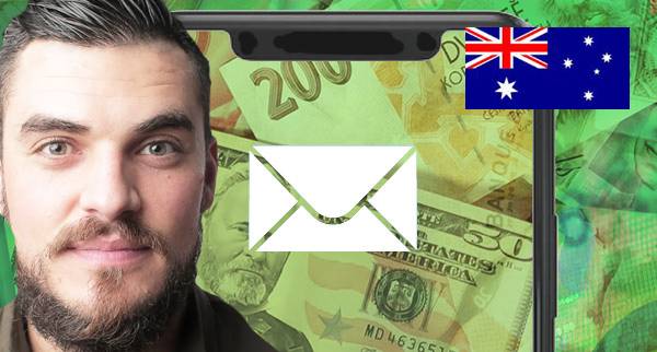 Send Money Through Email in Australia