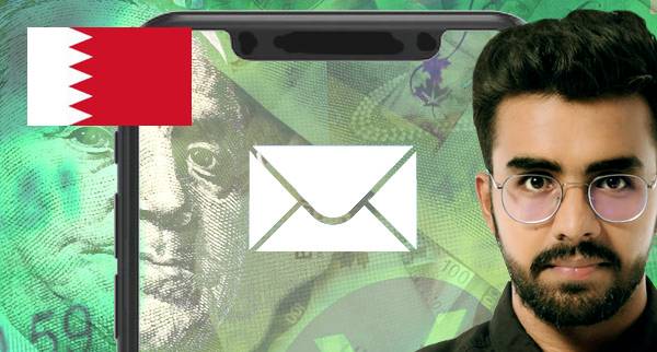 Send Money Through Email in Bahrain