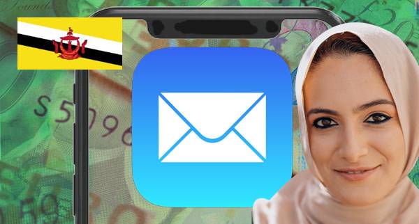 Send Money Through Email in Brunei