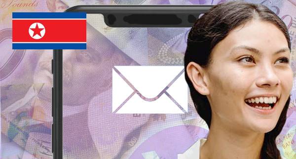 Send Money Through Email in North Korea