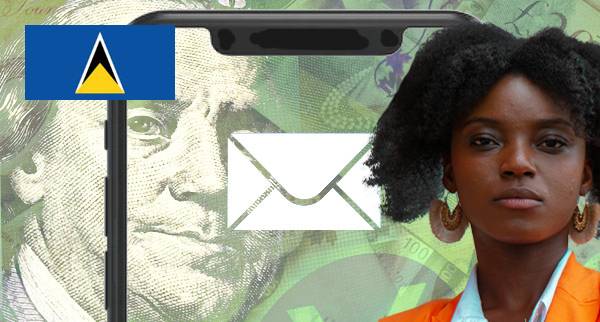 Send Money Through Email in Saint Lucia
