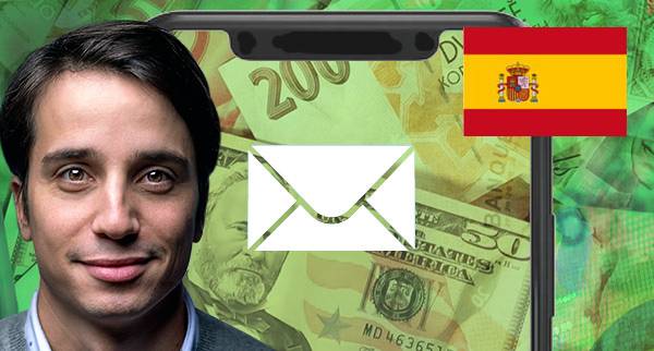 Send Money Through Email in Spain