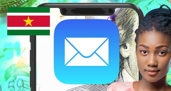 Send Money Through Email in Suriname