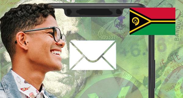 Send Money Through Email in Vanuatu